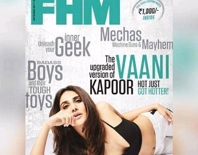 Cover Shoot with Vaani Kapoor