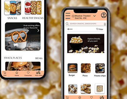 Design of a snack ordering app at a theater