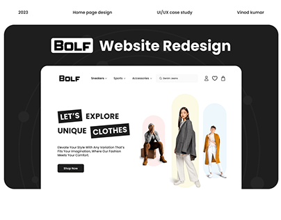Project thumbnail - BOLF redesign (website)