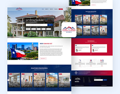 Texas Luxory Homes | Web Design