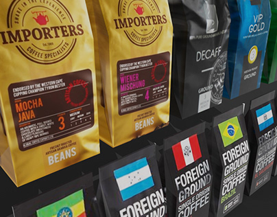 filter coffee ground beans bag percolator barista