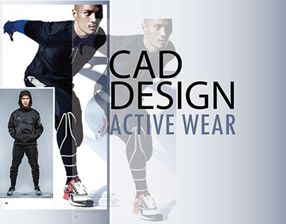 Active wear CAD illustration
