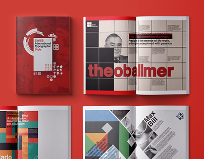 Swiss International Typographic Style Concept Book
