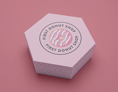 First Donut Shop - Branding Design & Packaging