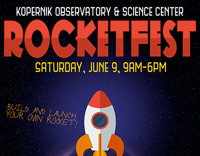 Kopernik Observatory Rocketfest Poster