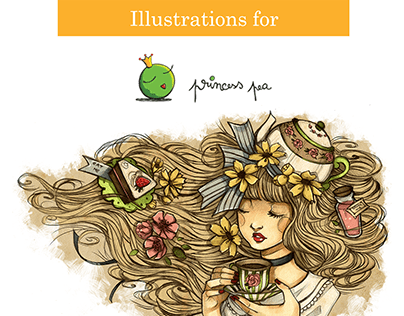Illustrations | Princess Pea
