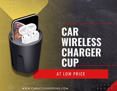 Car wireless charger cup