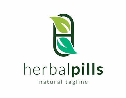 Natural Drug - Herbal Pills Logo