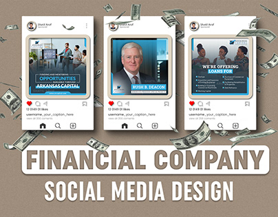 Financial Company Social Media Design