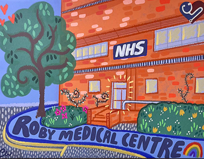 Artwork for Roby Medical Centre, Liverpool