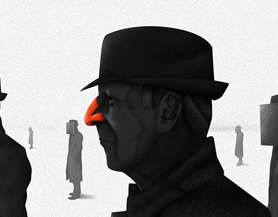 Leonard Cohen/Editorial illustration