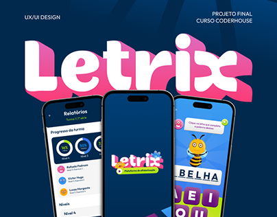 Letrix - Plataforma de Alfabetização | UX/UI Design