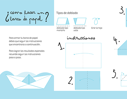 Origami instructions - Paper Plane & Paper Boat