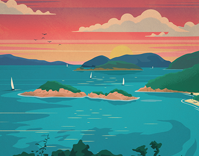 The Virgin Islands Poster Series