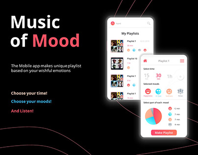 UI/UX Android app | Music of Mood