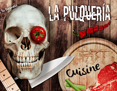 Redesign Cover CD - La Pulquería. Fast Cuisine