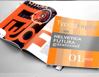 Typographic Magazine Design