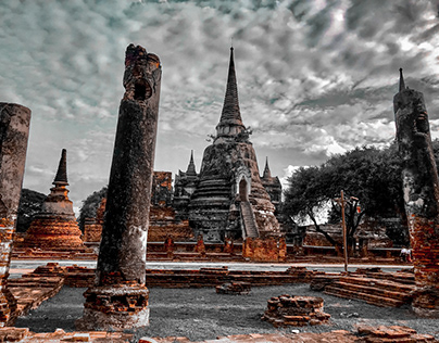 Wat Phra Si Sanphet, Ayuttaya Thailand