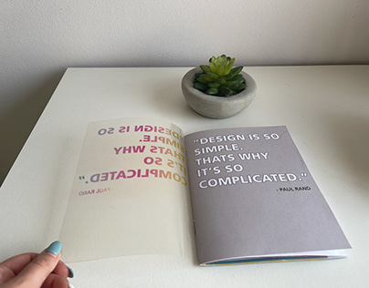 Brochura de Design