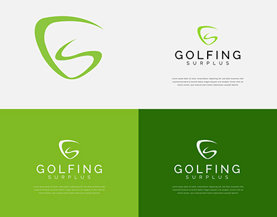 Golf apparel brand. Golfing Surplus logo design