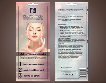 Beauty Secret Skin Care Product Design