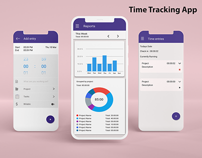 Time tracker App
