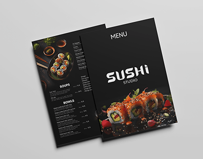 Project thumbnail - Menu for Sushi Studio