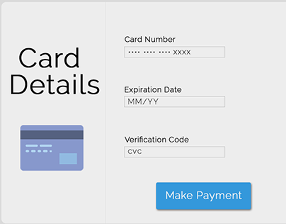 Daily UI-Day 2:Credit Card Form
