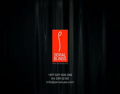 Serial Blinds Logo Animation