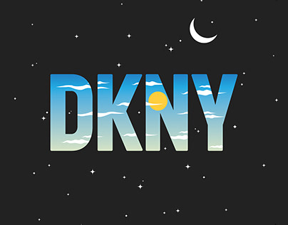 Design artwork for DKNY's new logo!