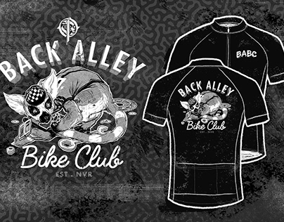 Back Alley Bike Club Cycling Jersey