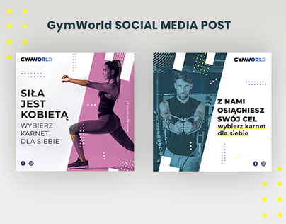 GymWorld - social media post