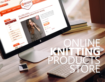 Online shop knitted goods.