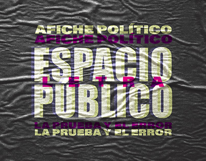 Project thumbnail - COMPOSICIÓN TIPOGRÁFICA "Espacio público"