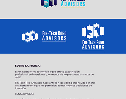 Desarrollo de logotipo de marca: Fin-tech Robo Advisor