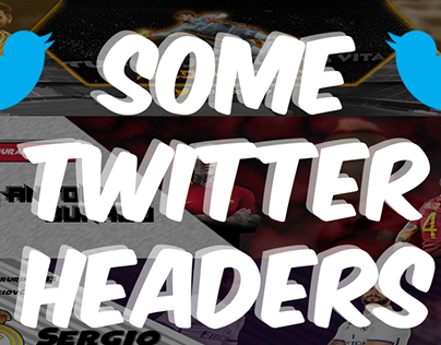 Some Twitter Headers. Algunos banners de Twitter.