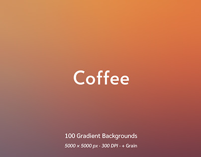 Coffee – 100 Gradient Backgrounds