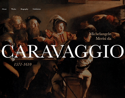 Caravaggio — Site-biography