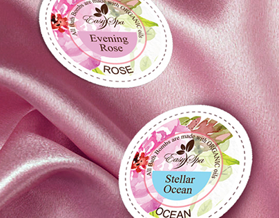 Labels for bath bombs