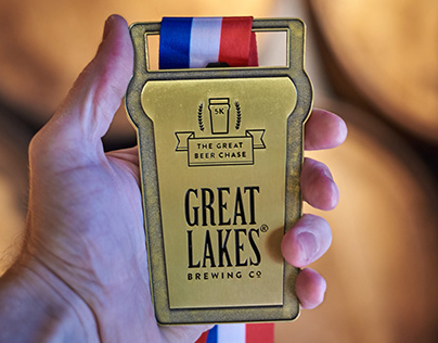 GLBC Great Beer Chase 5K Race Medals