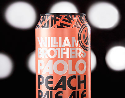 WILLIAM BROTHERS PAOLO PEACH PALE ALE.