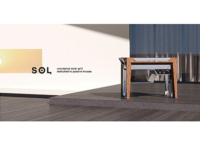 SOL: conceptual solar grill dedicated to passive houses
