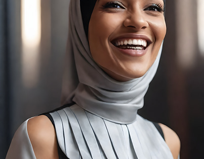 Hijab Style - Pleated