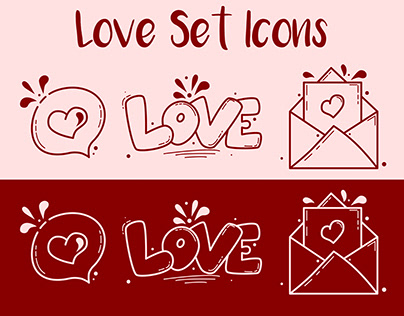 Love Set Icons