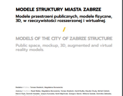 Models of the city of Zabrze structure
