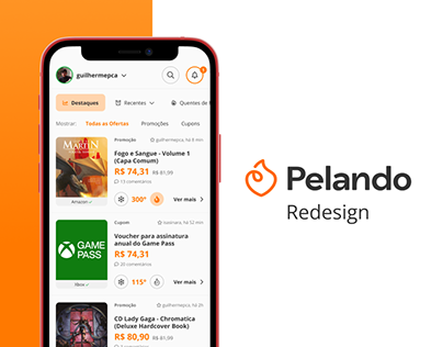 Redesign - Pelando