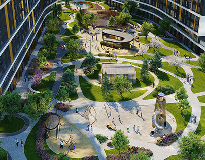 The third stage of the residential complex clever park
