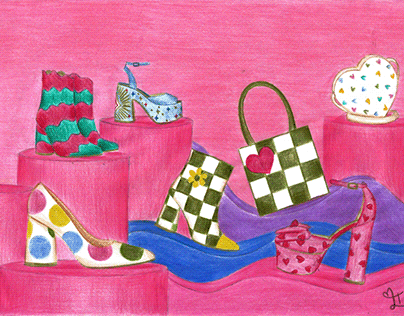 Ilustração de Moda - Sapatos