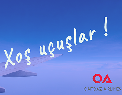 Qafqaz Airlines Logo and Branding concept