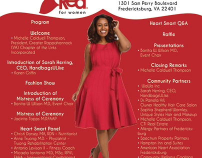Go Red For Women AHA Program and Save The Date